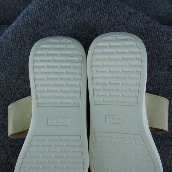 Kensie‎ Jipsy Women Slide Sandal Shoes Beige Synthetic Size 8 Medium - Picture 9 of 10